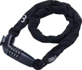 Ključavnica za kolo BBB CodeLink Chain Cable 5 x 1000mm Black Ključavnica -Veriga