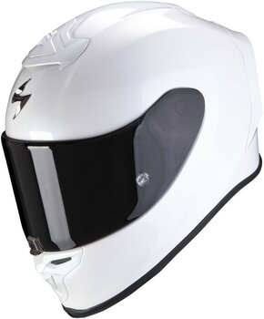 Helm Scorpion EXO R1 EVO AIR SOLID Pearl White S Helm - 1