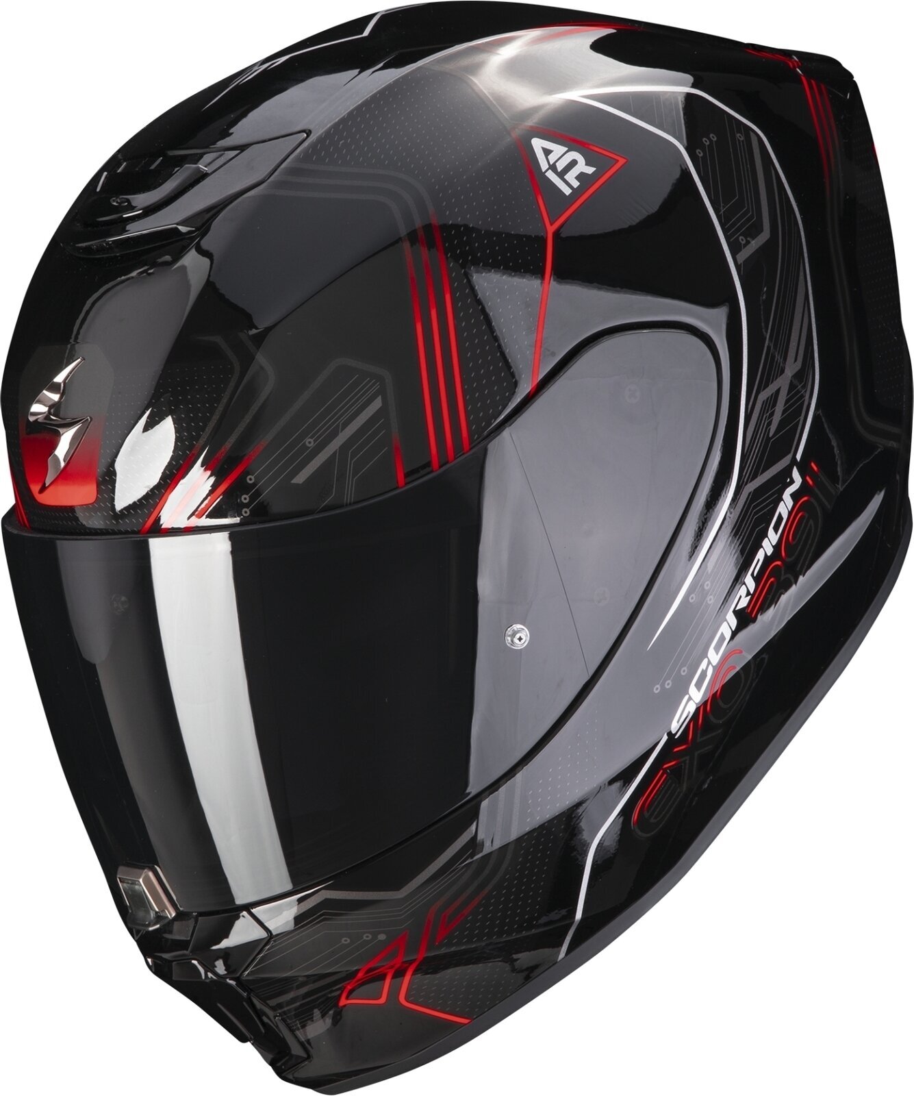 Helm Scorpion EXO 391 SPADA Black/Neon Red S Helm
