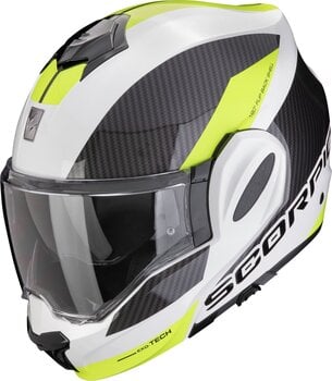 Helmet Scorpion EXO-TECH EVO TEAM White/Neon Yellow XS Helmet - 1