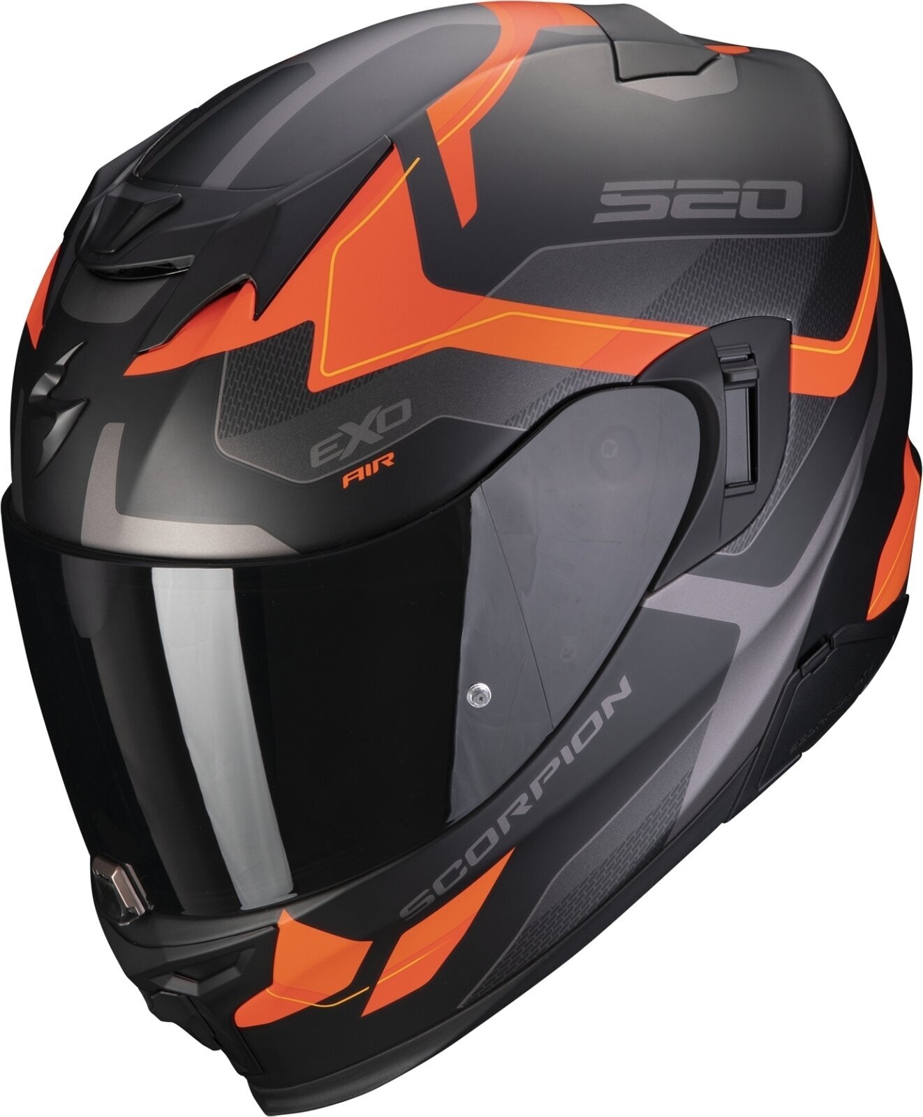 Bukósisak Scorpion EXO 520 EVO AIR ELAN Matt Black/Orange XL Bukósisak