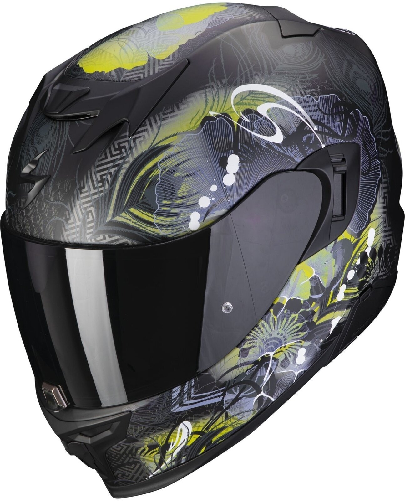 Helmet Scorpion EXO 520 EVO AIR MELROSE Matt Black/Yellow XXS Helmet