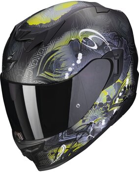 Hjälm Scorpion EXO 520 EVO AIR MELROSE Matt Black/Yellow XXS Hjälm - 1