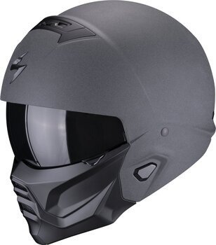 Helmet Scorpion EXO-COMBAT II GRAPHITE Dark Grey XS Helmet - 1