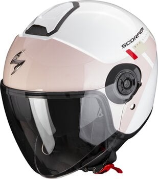 Helmet Scorpion EXO-CITY II MALL White/Pink/Green S Helmet - 1