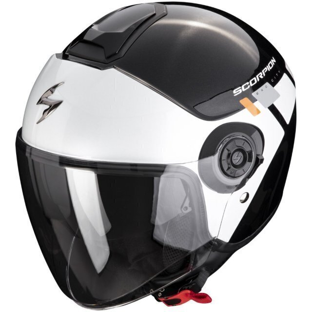 Helm Scorpion EXO-CITY II MALL Metal Black/White/Silver 2XL Helm