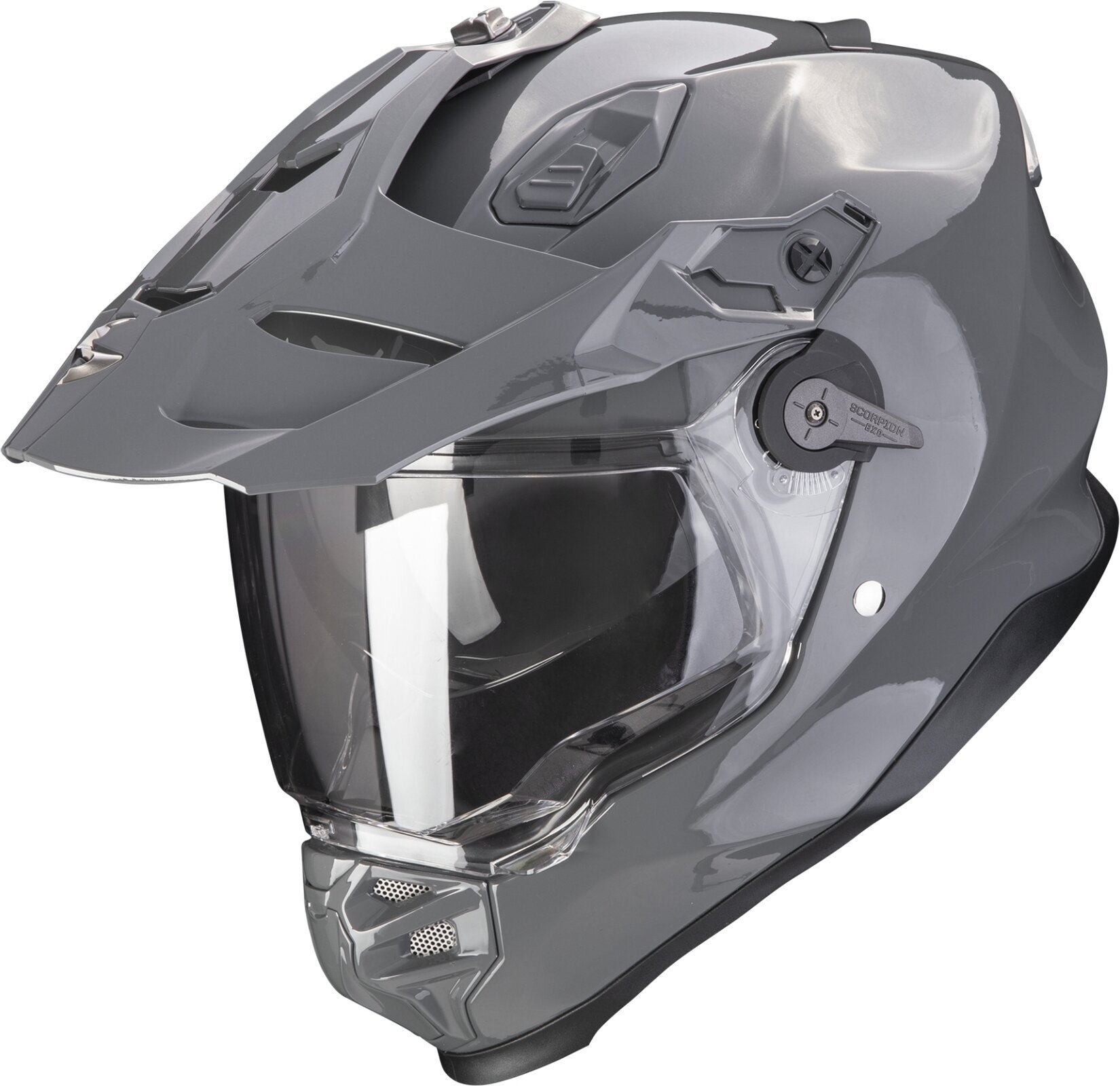 Helm Scorpion ADF-9000 AIR SOLID Cement Grey XS Helm