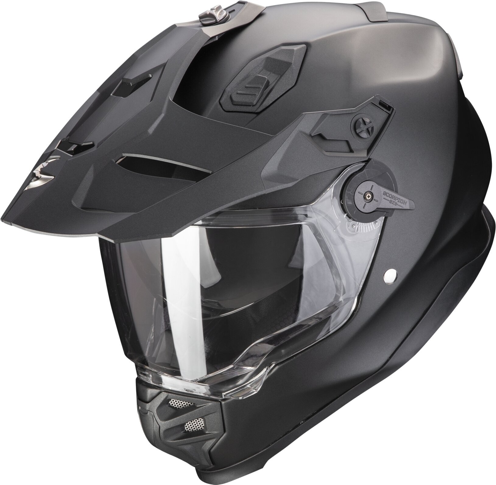 Photos - Motorcycle Helmet Scorpion ADF-9000 AIR SOLID Matt Pearl Black M Helmet 184-100-285 