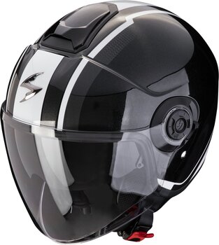 Helm Scorpion EXO-CITY II VEL Metal Black/White S Helm - 1