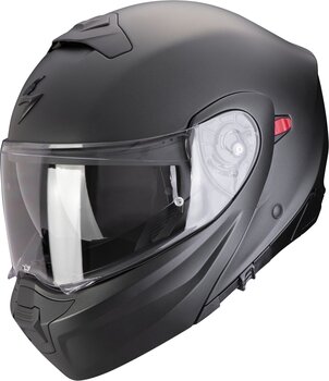 Helmet Scorpion EXO 930 EVO SOLID Matt Pearl Black 2XL Helmet - 1