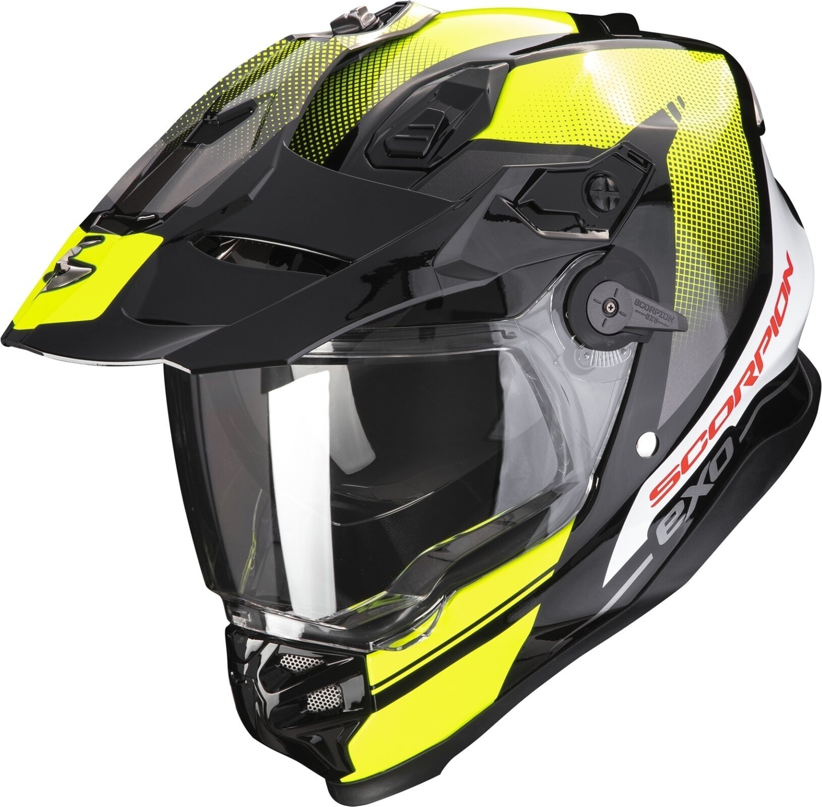Helm Scorpion ADF-9000 AIR TRAIL Black/Neon Yellow M Helm