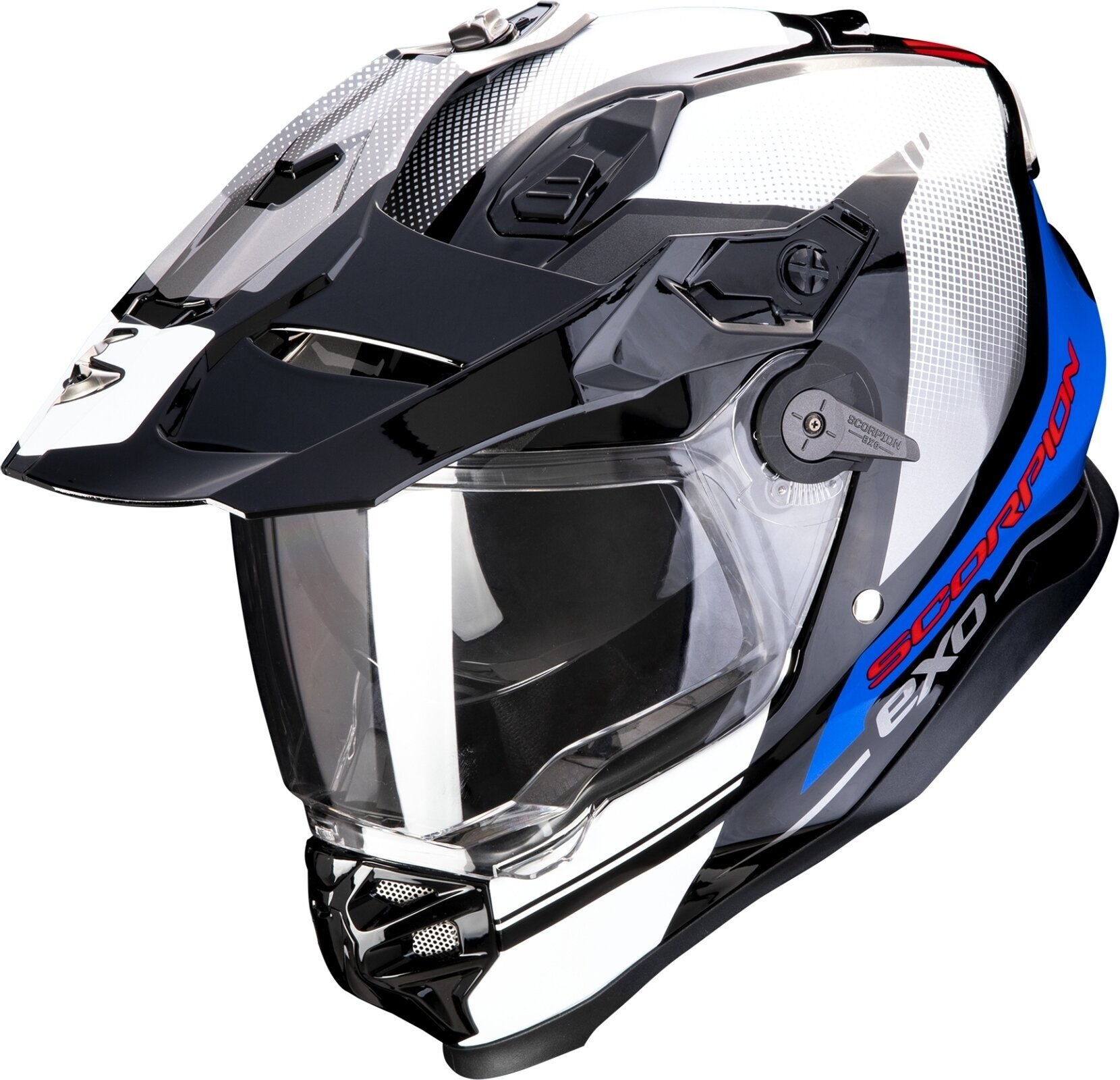 Helm Scorpion ADF-9000 AIR TRAIL Black/Blue/White M Helm