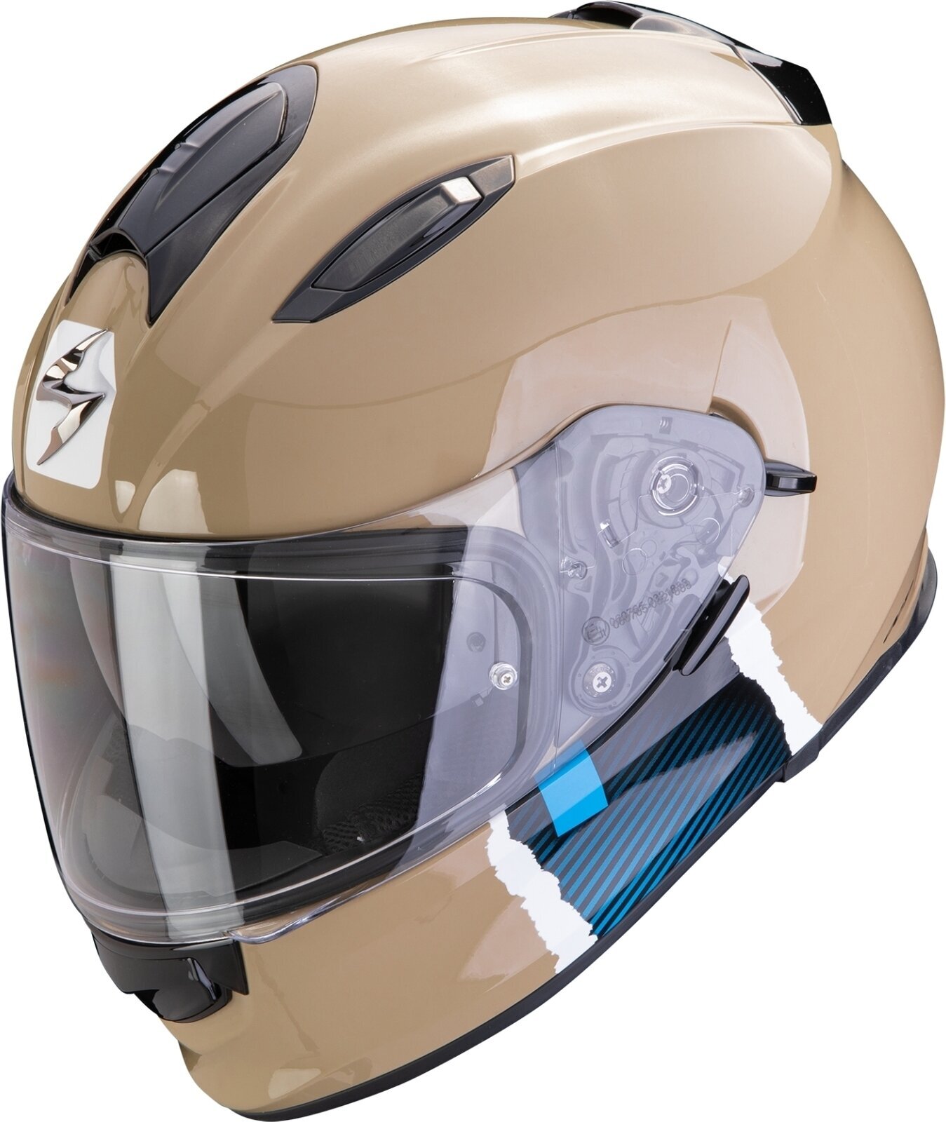 Helm Scorpion EXO 491 CODE Sand/Blue S Helm