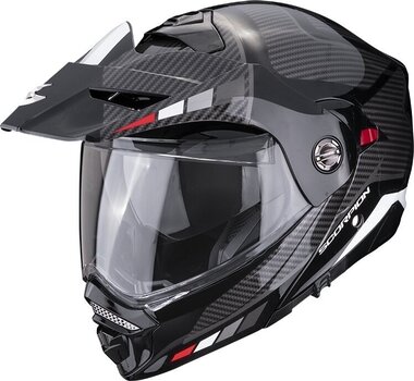 Helm Scorpion ADX-2 CAMINO Black/Silver/Red XS Helm - 1