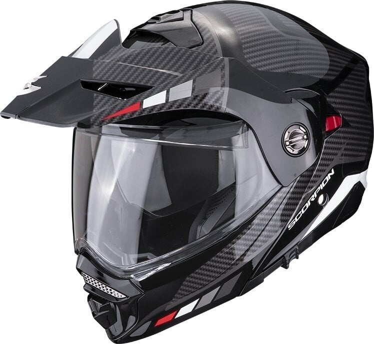 Kask Scorpion ADX-2 CAMINO Black/Silver/Red S Kask