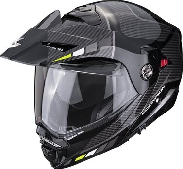 Helmet Scorpion ADX-2 CAMINO Black/Silver/Neon Yellow M Helmet - 1