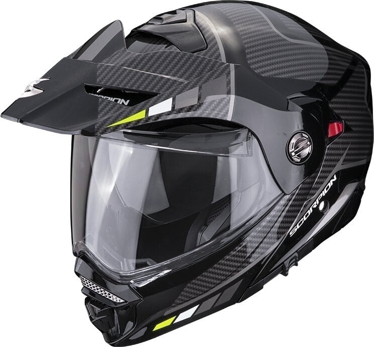 Kask Scorpion ADX-2 CAMINO Black/Silver/Neon Yellow L Kask