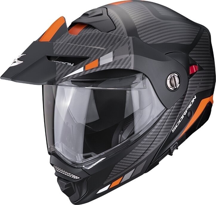 Helmet Scorpion ADX-2 CAMINO Matt Black/Silver/Orange XS Helmet