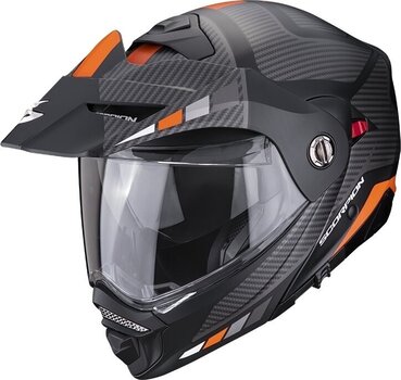 Helmet Scorpion ADX-2 CAMINO Matt Black/Silver/Orange XS Helmet - 1