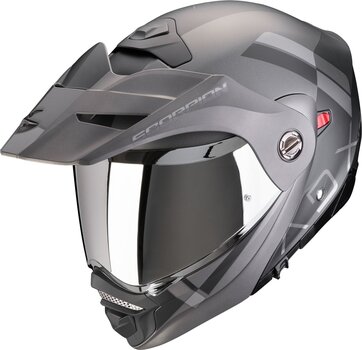 Helm Scorpion ADX-2 GALANE Matt Black/Silver S Helm - 1