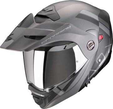 Casque Scorpion ADX-2 GALANE Matt Black/Silver S Casque - 1