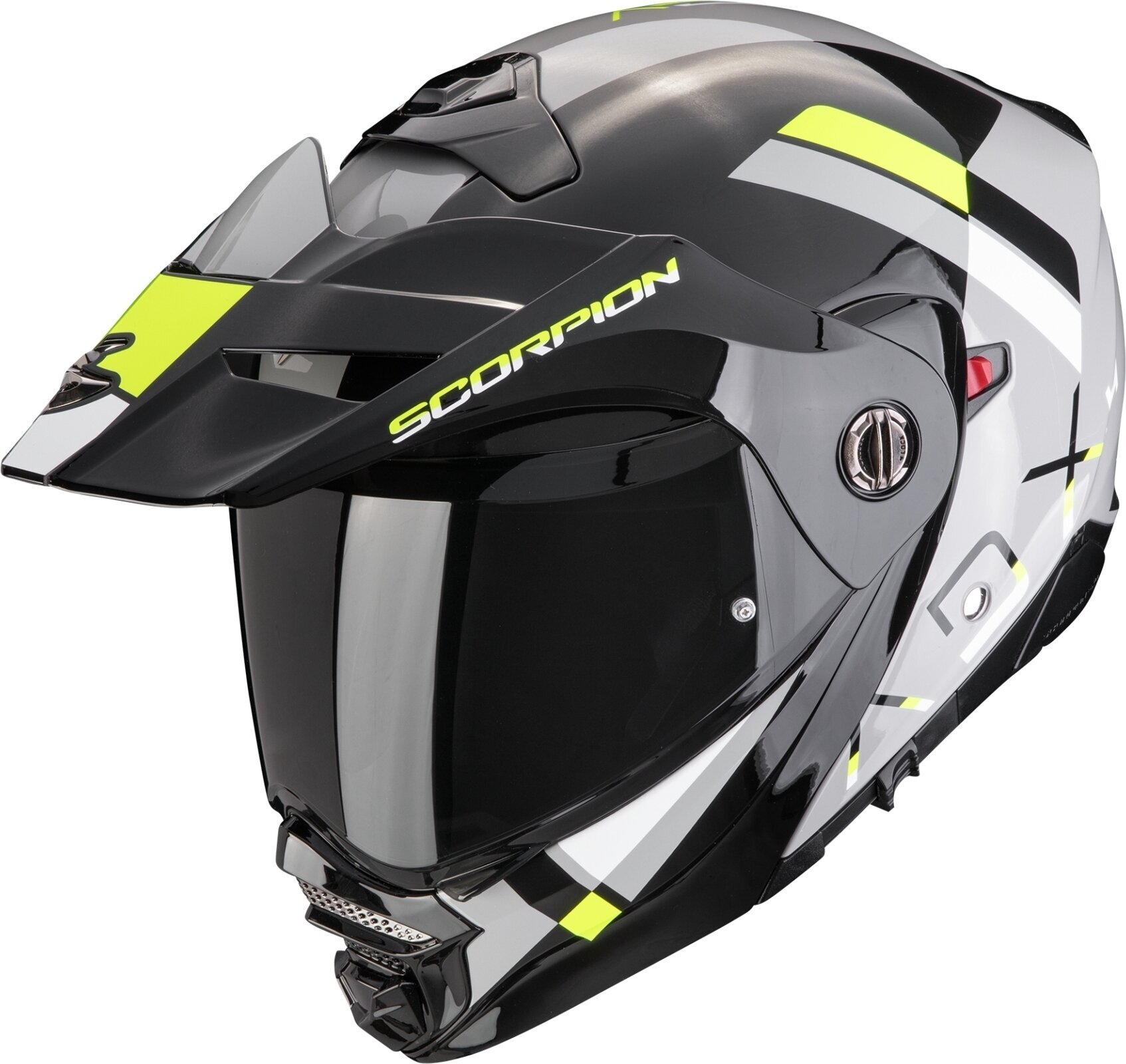 Helm Scorpion ADX-2 GALANE Grey/Black/Neon Yellow XS Helm