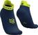Löparstrumpor Compressport Pro Racing Socks V4.0 Run Low Dress Blues/Green Sheen T2 Löparstrumpor