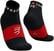 Löparstrumpor Compressport Ultra Trail Low Socks Black/White/Core Red T4 Löparstrumpor