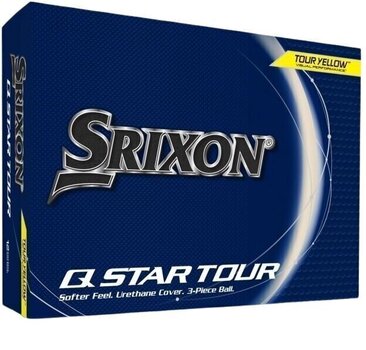Нова топка за голф Srixon Q-Star Tour 5 Golf Balls Yellow - 1
