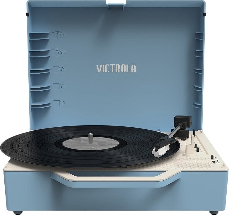 Placă turnantă portabil Victrola VSC-725SB Re-Spin Blue