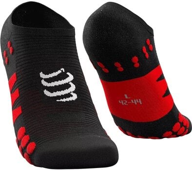 Running socks
 Compressport No Show Socks Black/Red T4 Running socks - 1