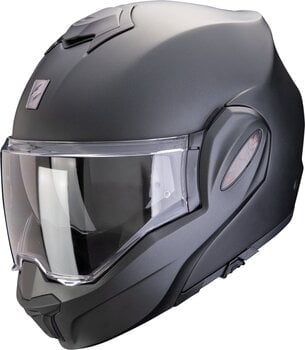 Casco Scorpion EXO-TECH EVO PRO SOLID Matt Pearl Black M Casco - 1