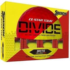 Golf žogice Srixon Q-Star Tour Divide 2 Yellow Red Standardna ponudba Golf žogice
