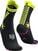 Hardloopsokken Compressport Pro Racing Socks V4.0 Trail Black/Safety Yellow/Neon Pink T2 Hardloopsokken