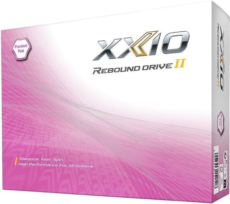 Golf žogice XXIO Rebound Drive 2 Golf Balls Pink