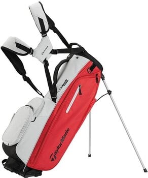 Golf Bag TaylorMade Flextech Silver/Red Golf Bag - 1