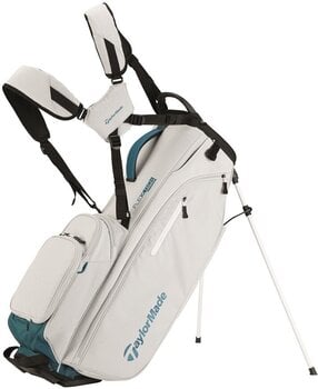 Golf Bag TaylorMade Flextech Crossover Silver/Navy Golf Bag - 1
