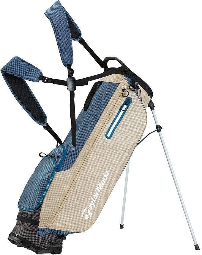 Stand Bag TaylorMade Flextech Superlite Navy/Tan/White Stand Bag