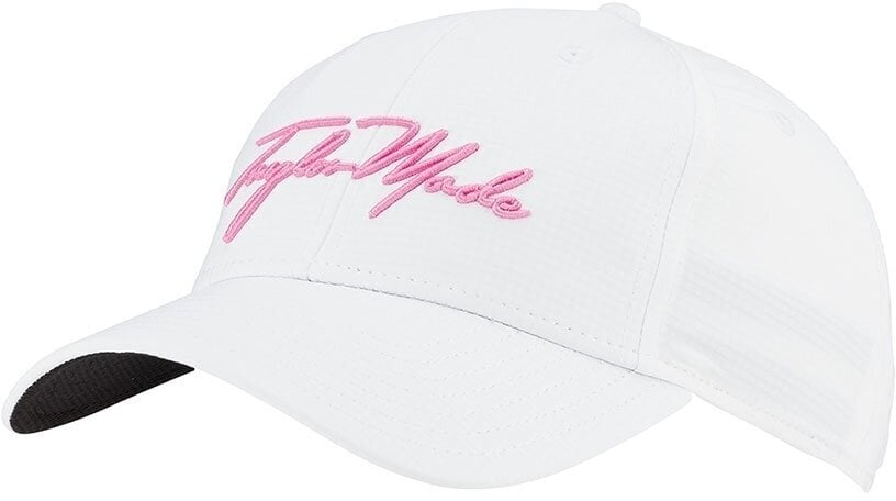 Cap TaylorMade Womens Script Hat White/Pink