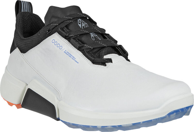 Calzado de golf para hombres Ecco Biom H4 Mens Golf Shoes Blanco 39