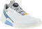 Moški čevlji za golf Ecco Biom H4 BOA Mens Golf Shoes White/Retro Blue 39