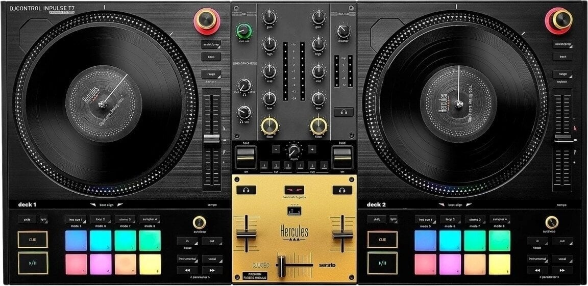 Contrôleur DJ Hercules DJ Inpulse T7 Special edition Contrôleur DJ