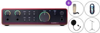 Interface audio USB Focusrite Scarlett Solo 2i2 4th Gen SET Interface audio USB