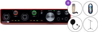 USB Audio interfész Focusrite Scarlett 8i6 3rd Gen SET USB Audio interfész