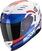 Helmet Scorpion EXO 520 EVO AIR TITAN White/Blue/Red XL Helmet