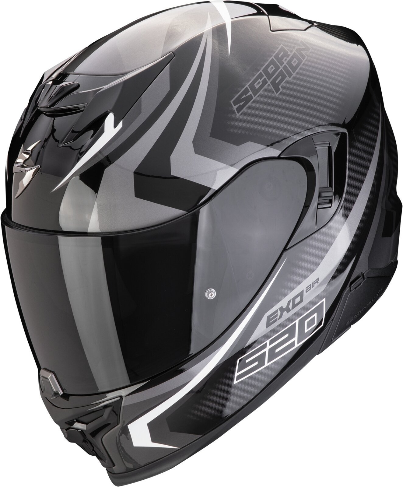 Helm Scorpion EXO 520 EVO AIR TERRA Black/Silver/White M Helm