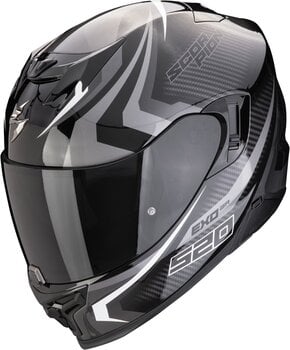 Helmet Scorpion EXO 520 EVO AIR TERRA Black/Silver/White L Helmet - 1