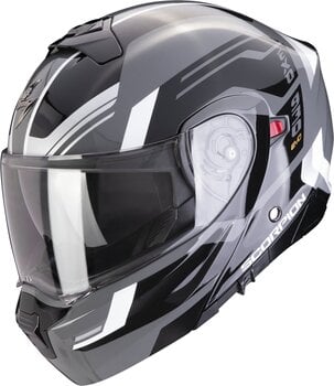 Helmet Scorpion EXO 930 EVO SIKON Grey/Black/White L Helmet - 1