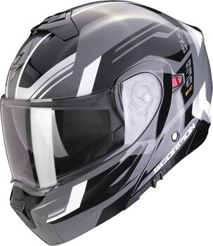 Capacete Scorpion EXO 930 EVO SIKON Grey/Black/White XL Capacete - 1