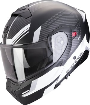 Helmet Scorpion EXO 930 EVO SIKON Matt Black/Silver/White XS Helmet - 1